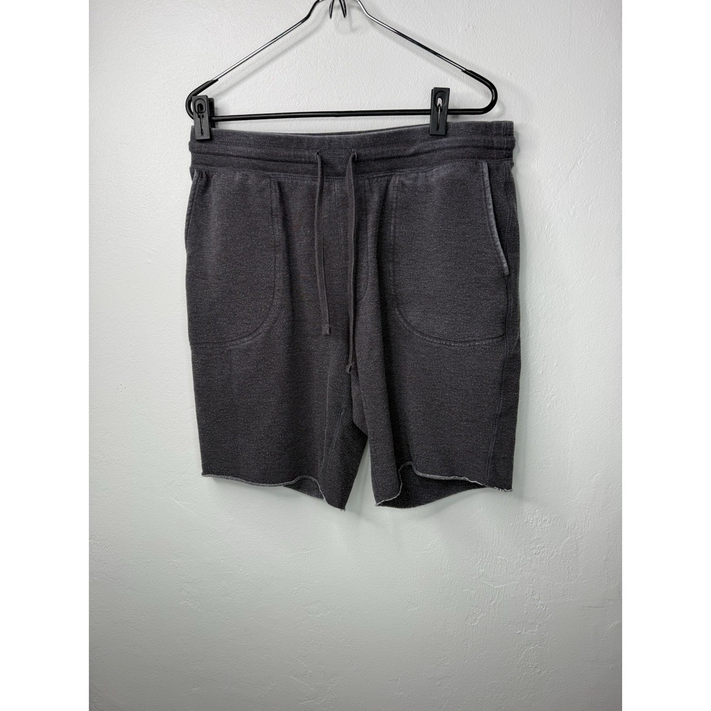LUCKY BRAND Gray Lounge Sweat Shorts Drawstring Pockets Men's Medium -3331 - Picture 2 of 9